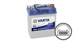 Autobaterie VARTA BLUE Dynamic12V 40Ah 330A  540 126 033  - klikněte pro větší náhled